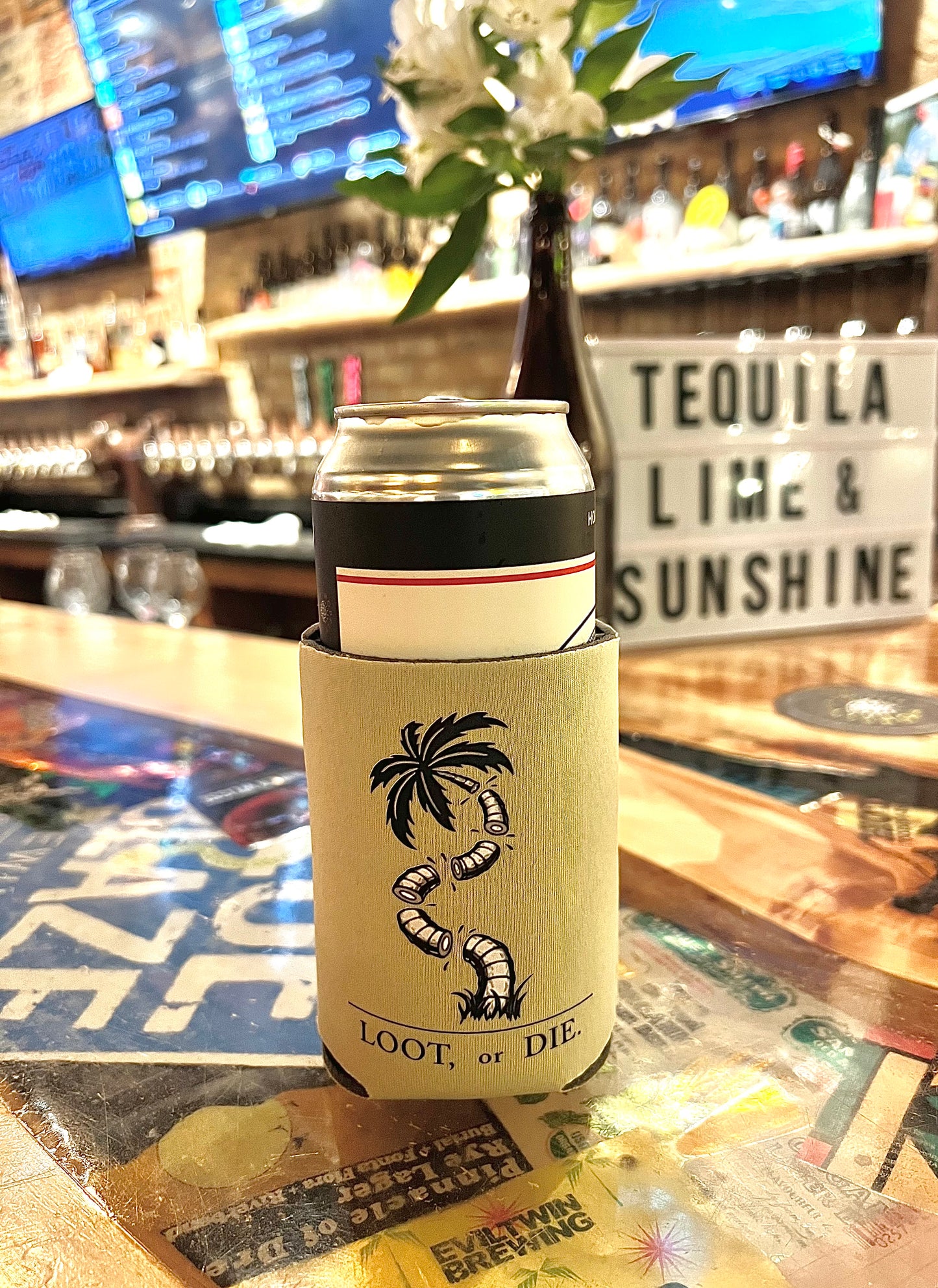Loot Or Die Koozie