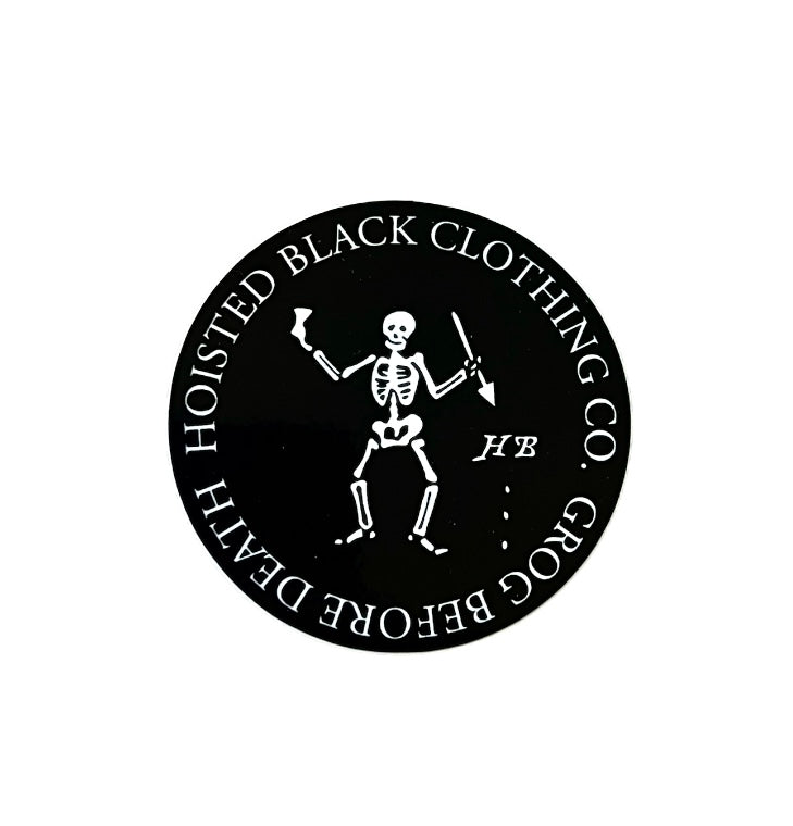 Grog Before Death Sticker